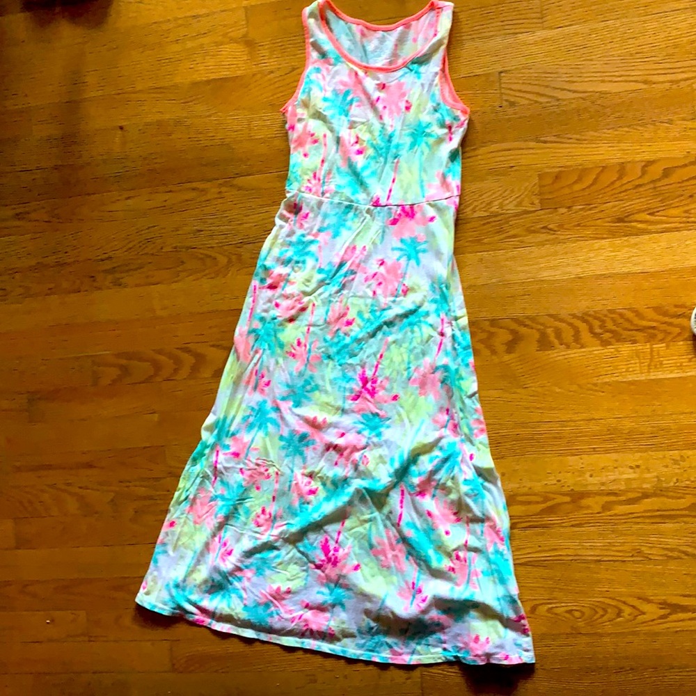 Beautiful Girls Palm Tree Dress Size 14
